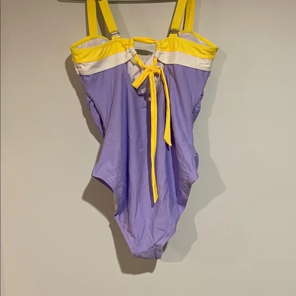 Eomenie Women's One-Piece Swimsuit Tummy Control Full Coverage Sz Large NWT - Picture 6 of 7